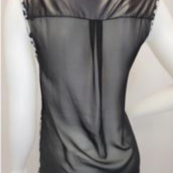 Long sheer back printed tank - Picture 6 of 6